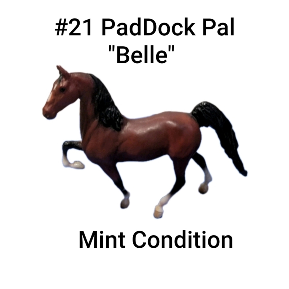 Breyer Horse American Saddlebred #1021 Belle Paddock Pal 6”x5” Mint